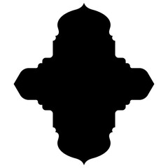 Islamic Label Emblem Shape Glyph Pictogram symbol visual illustration