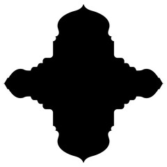 Islamic Label Emblem Shape Glyph Pictogram symbol visual illustration