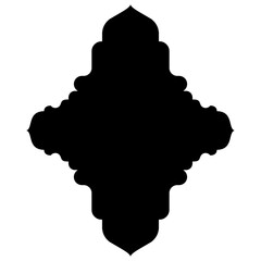 Islamic Label Emblem Shape Glyph Pictogram symbol visual illustration