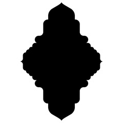 Islamic Label Emblem Shape Glyph Pictogram symbol visual illustration
