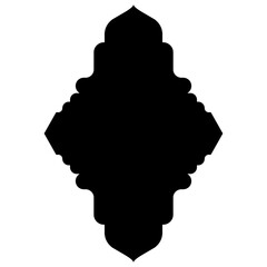 Islamic Label Emblem Shape Glyph Pictogram symbol visual illustration