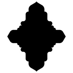 Islamic Label Emblem Shape Glyph Pictogram symbol visual illustration