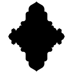 Islamic Label Emblem Shape Glyph Pictogram symbol visual illustration