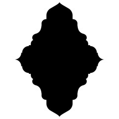 Islamic Label Emblem Shape Glyph Pictogram symbol visual illustration Pictogram Symbol Design: Label Emblem Shape Visuals