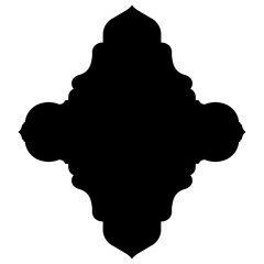 Islamic Label Emblem Shape Glyph Pictogram symbol visual illustration Pictogram Symbol Design: Label Emblem Shape Visuals