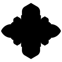 Islamic Label Emblem Shape Glyph Pictogram symbol visual illustration