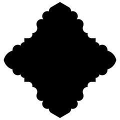 Islamic Label Emblem Shape Glyph Pictogram symbol visual illustration Pictogram Symbol Design: Label Emblem Shape Visuals