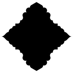 Islamic Label Emblem Shape Glyph Pictogram symbol visual illustration Pictogram Symbol Design: Label Emblem Shape Visuals