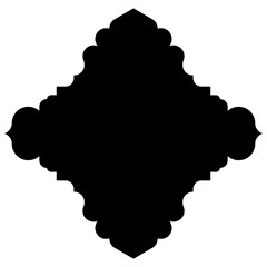 Islamic Label Emblem Shape Glyph Pictogram symbol visual illustration Pictogram Symbol Design: Label Emblem Shape Visuals