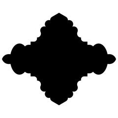 Islamic Label Emblem Shape Glyph Pictogram symbol visual illustration