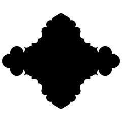 Islamic Label Emblem Shape Glyph Pictogram symbol visual illustration