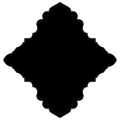 Islamic Label Emblem Shape Glyph Pictogram symbol visual illustration