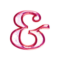 Ice symbol in a pink frame