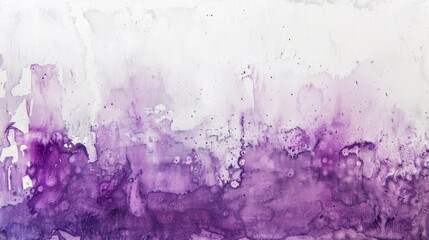 Watercolor art background. Old paper. Purple and white texture for cards, flyers, poster, banner.	