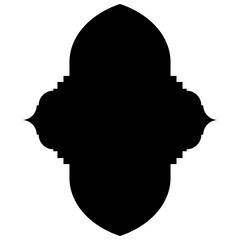 Islamic Label Emblem Shape Glyph Pictogram symbol visual illustration