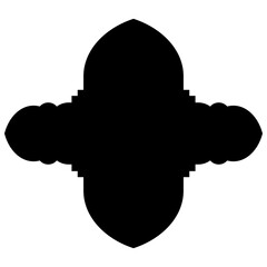 Islamic Label Emblem Shape Glyph Pictogram symbol visual illustration