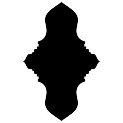 Islamic Label Emblem Shape Glyph Pictogram symbol visual illustration