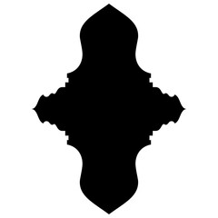 Islamic Label Emblem Shape Glyph Pictogram symbol visual illustration