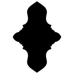 Islamic Label Emblem Shape Glyph Pictogram symbol visual illustration