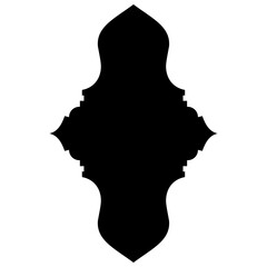 Islamic Label Emblem Shape Glyph Pictogram symbol visual illustration