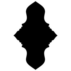 Islamic Label Emblem Shape Glyph Pictogram symbol visual illustration