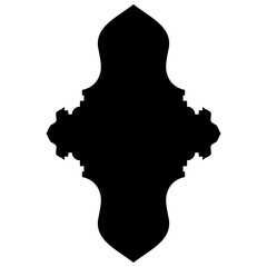 Islamic Label Emblem Shape Glyph Pictogram symbol visual illustration