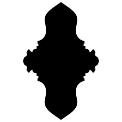 Islamic Label Emblem Shape Glyph Pictogram symbol visual illustration