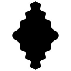 Islamic Label Emblem Shape Glyph Pictogram symbol visual illustration