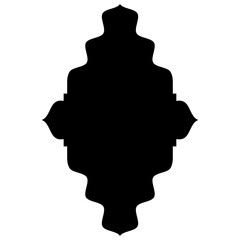 Islamic Label Emblem Shape Glyph Pictogram symbol visual illustration