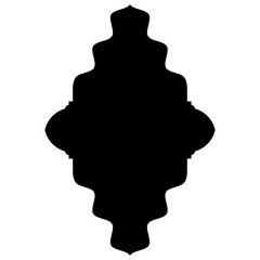 Islamic Label Emblem Shape Glyph Pictogram symbol visual illustration