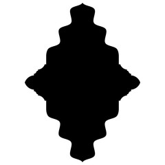 Islamic Label Emblem Shape Glyph Pictogram symbol visual illustration