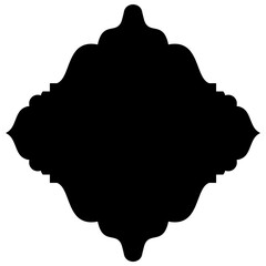 Islamic Label Emblem Shape Glyph Pictogram symbol visual illustration