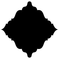 Islamic Label Emblem Shape Glyph Pictogram symbol visual illustration