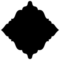 Islamic Label Emblem Shape Glyph Pictogram symbol visual illustration