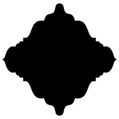 Islamic Label Emblem Shape Glyph Pictogram symbol visual illustration