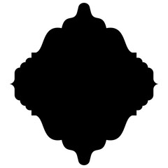 Islamic Label Emblem Shape Glyph Pictogram symbol visual illustration