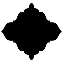Islamic Label Emblem Shape Glyph Pictogram symbol visual illustration