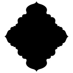 Islamic Label Emblem Shape Glyph Pictogram symbol visual illustration