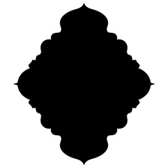 Islamic Label Emblem Shape Glyph Pictogram symbol visual illustration