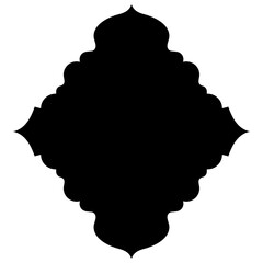 Islamic Label Emblem Shape Glyph Pictogram symbol visual illustration
