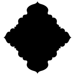 Islamic Label Emblem Shape Glyph Pictogram symbol visual illustration