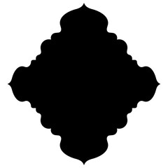 Islamic Label Emblem Shape Glyph Pictogram symbol visual illustration