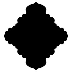Islamic Label Emblem Shape Glyph Pictogram symbol visual illustration