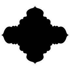 Islamic Label Emblem Shape Glyph Pictogram symbol visual illustration