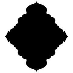 Islamic Label Emblem Shape Glyph Pictogram symbol visual illustration