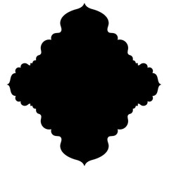 Islamic Label Emblem Shape Glyph Pictogram symbol visual illustration