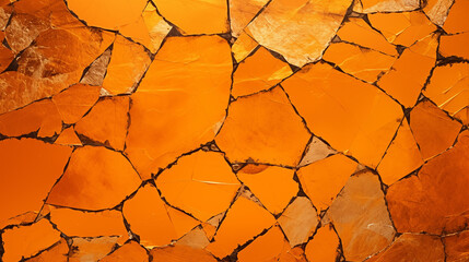 Orange background with cracks