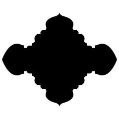 Islamic Label Emblem Shape Glyph Pictogram symbol visual illustration