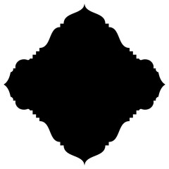 Islamic Label Emblem Shape Glyph Pictogram symbol visual illustration