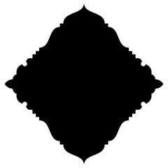 Islamic Label Emblem Shape Glyph Pictogram symbol visual illustration